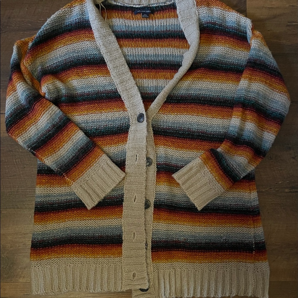 Multi colored American Eagle Cardigan
